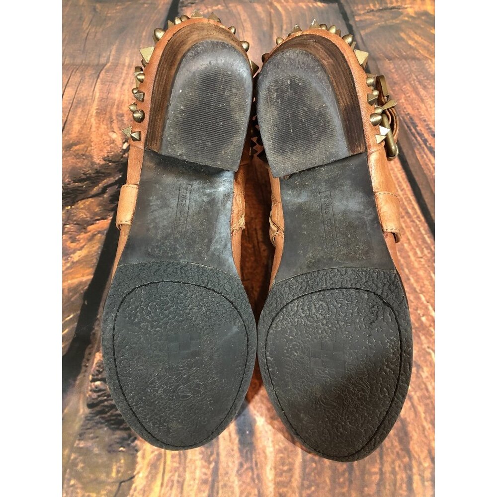 Vince Camuto Marcin Cognac Brown Studs Spikes Ank… - image 6